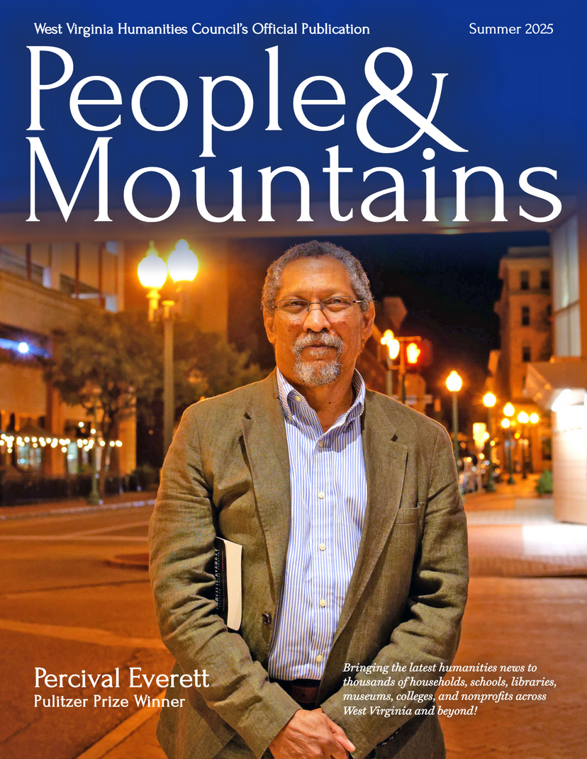 Cover of the Summer 2025 People & Mountains titled Percival Everett Pulitzer Prize Winner